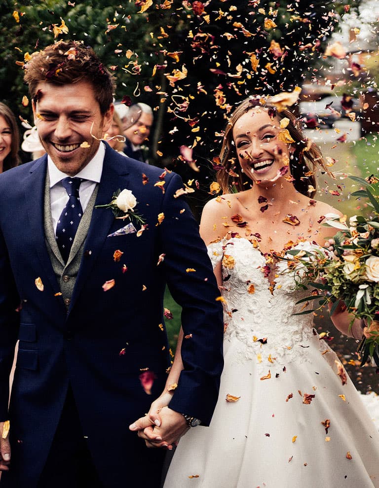 Cara & Tom's church wedding