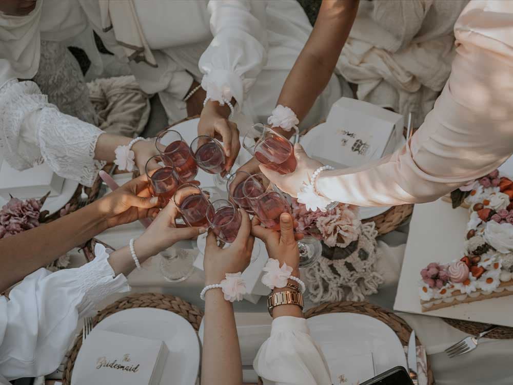 champagne celebration