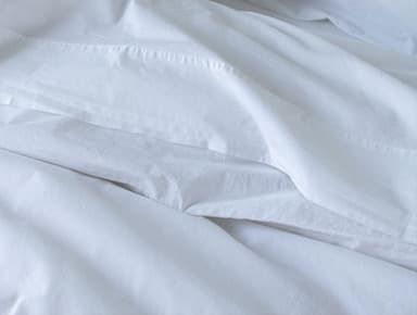 washed cotton bed linen