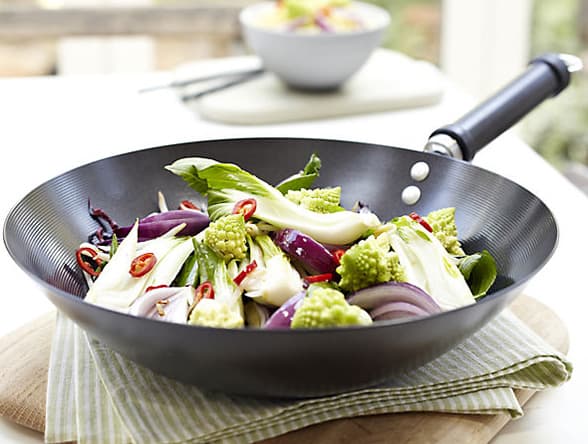kitchencraft carbon steel wok