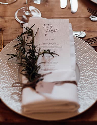 wedding caterers caviar and chips short card