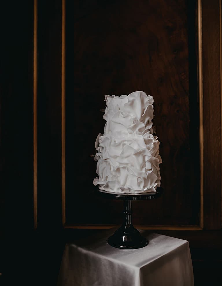 tiered wedding cake
