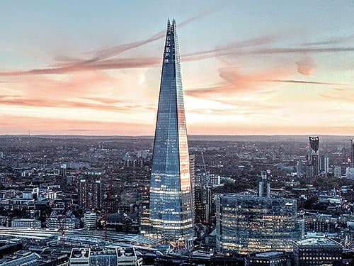 The Shard wedding venue in London