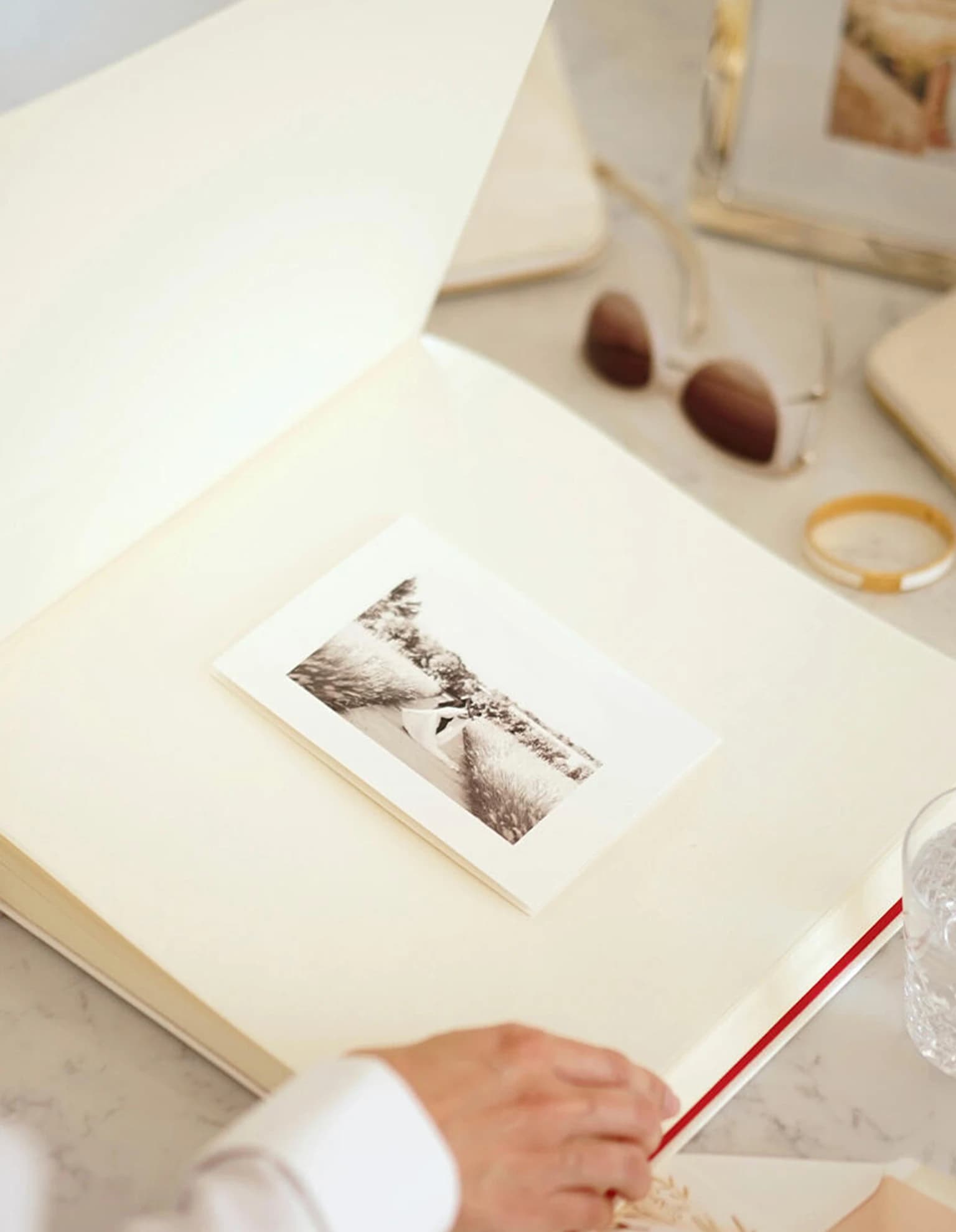 Heirloom wedding gift, plain wedding album from Aspinal of London