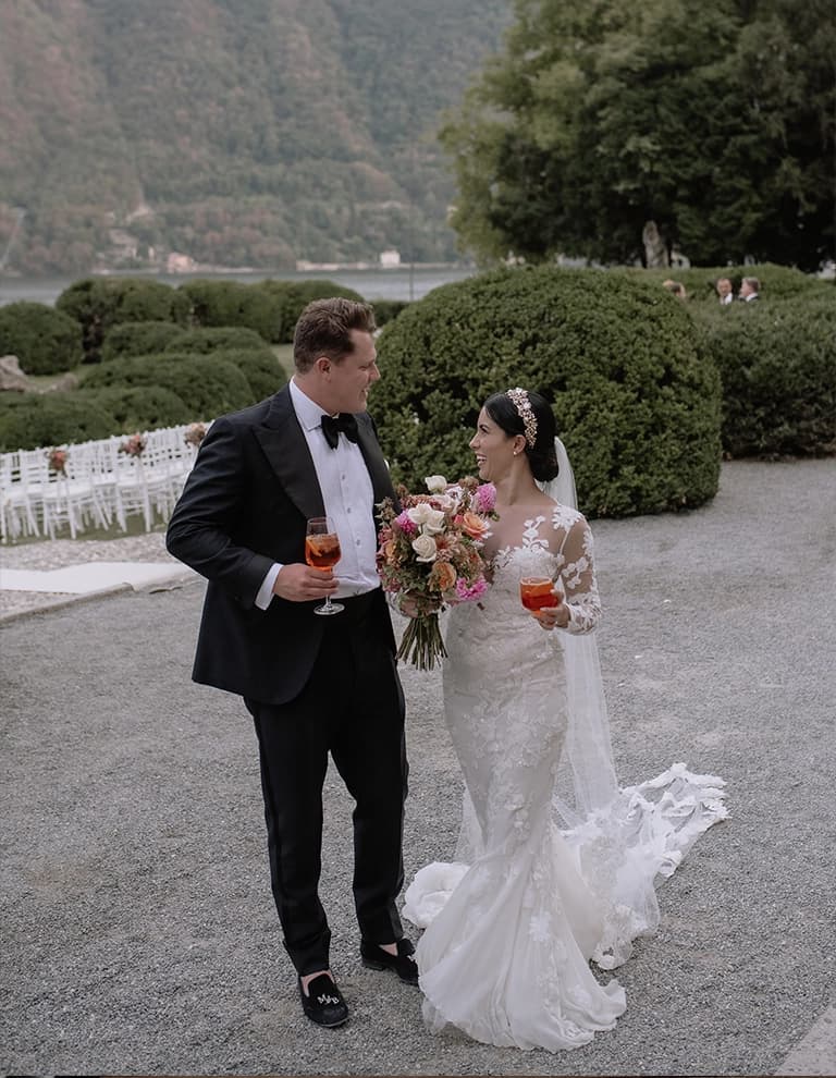 Meighan & Bertie with Aperol Spritz