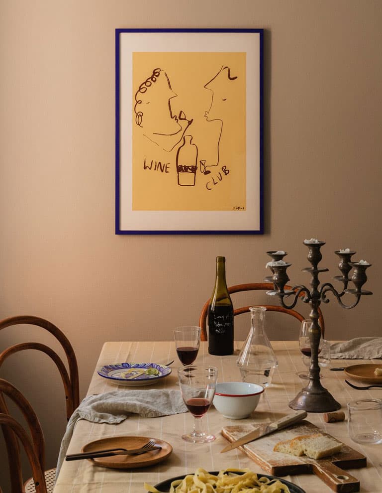 Wine Club poster from Ruby Hughes