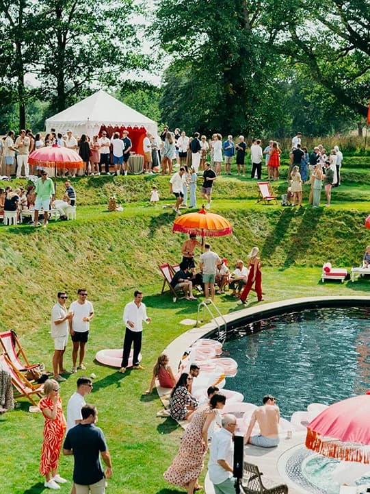 Wedding guests enjoy multi-day wedding at Wilderness Reserve