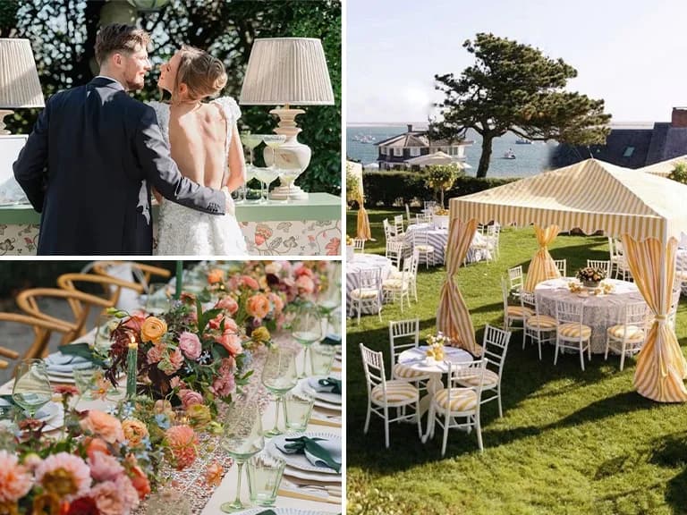Wedding trends in decor, venue and colours