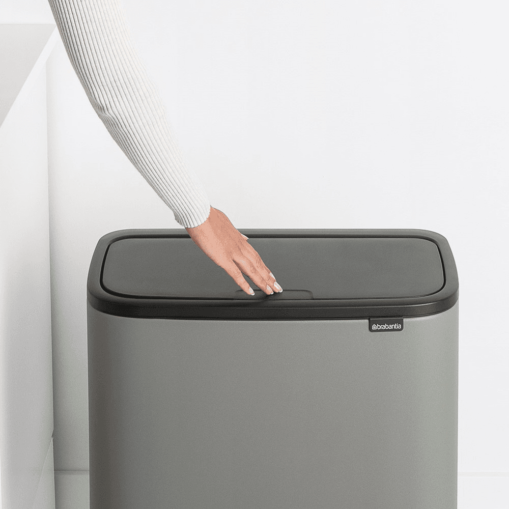 Bo Touch Bin, Mineral Concrete Grey