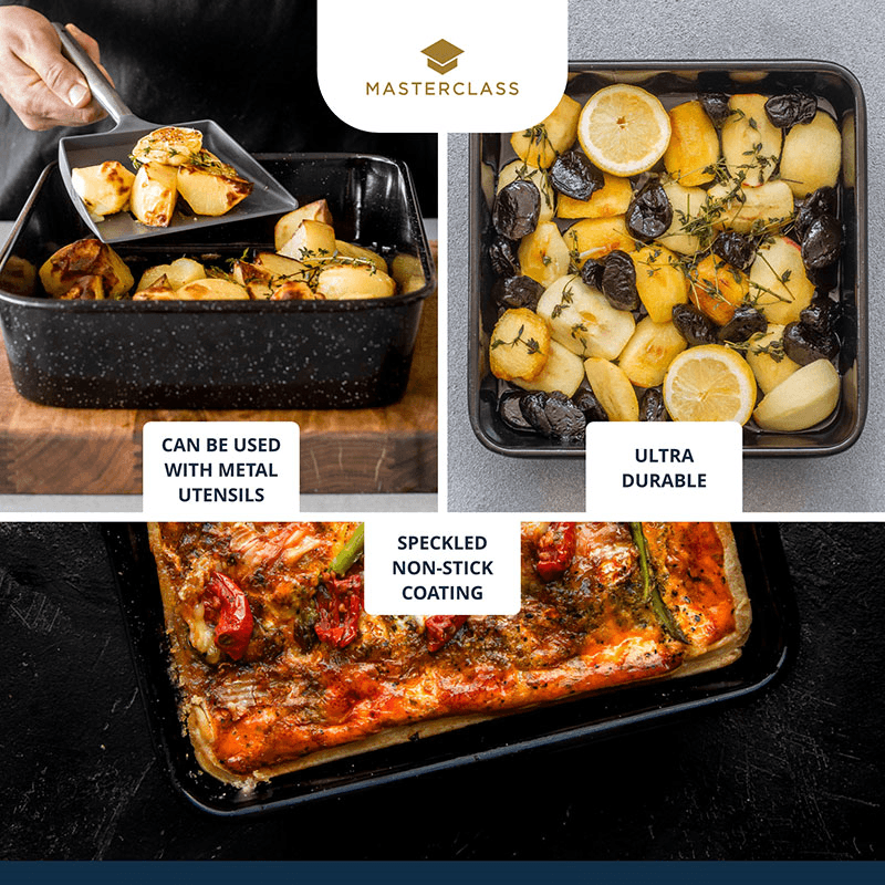 Roasting pan, vitreous enamel