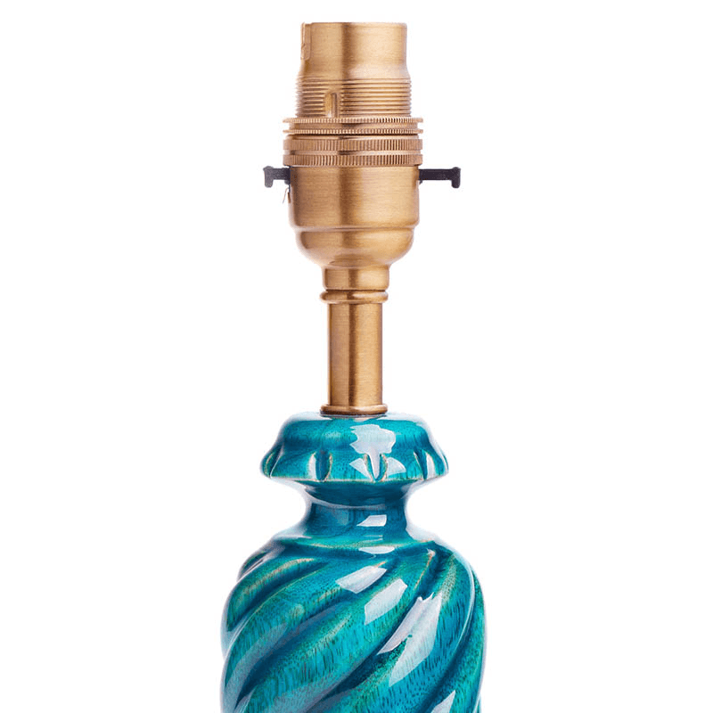 Ives Table Lamp, Turquoise