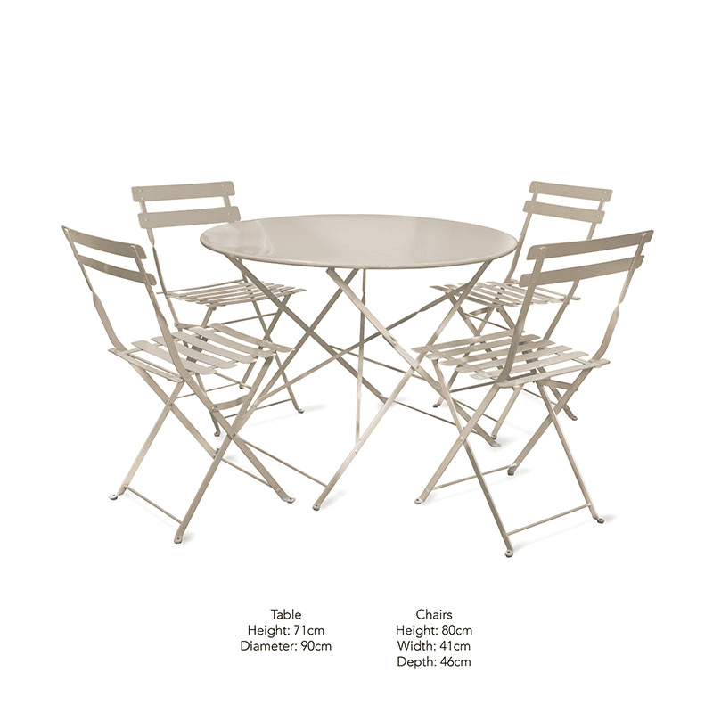 Rive Droite 5 Piece Bistro Set