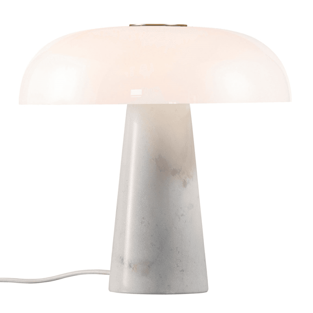 Glossy Table Lamp, Opal white