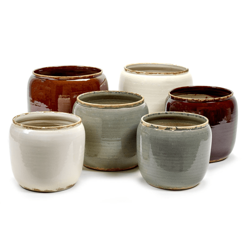 Glazed Costa Pot