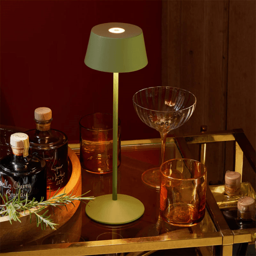 Image showing the Scoon Rechargeable Table Lamp, H32cm, Watercress product.
