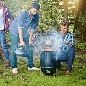 Smokey Mountain Charcoal barbecue, Black