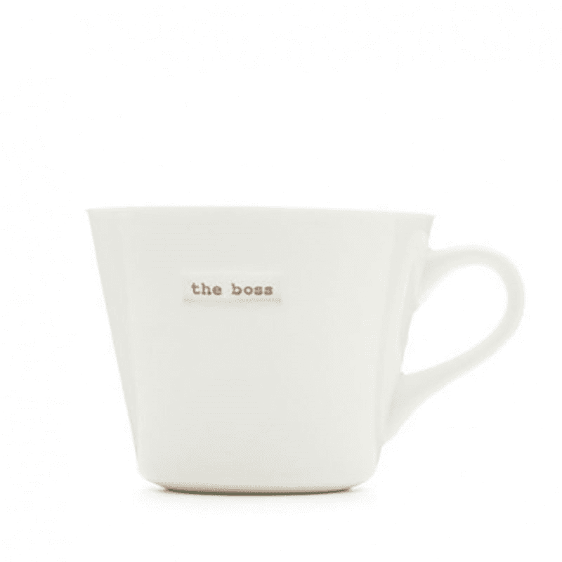 The Boss' Mug, White