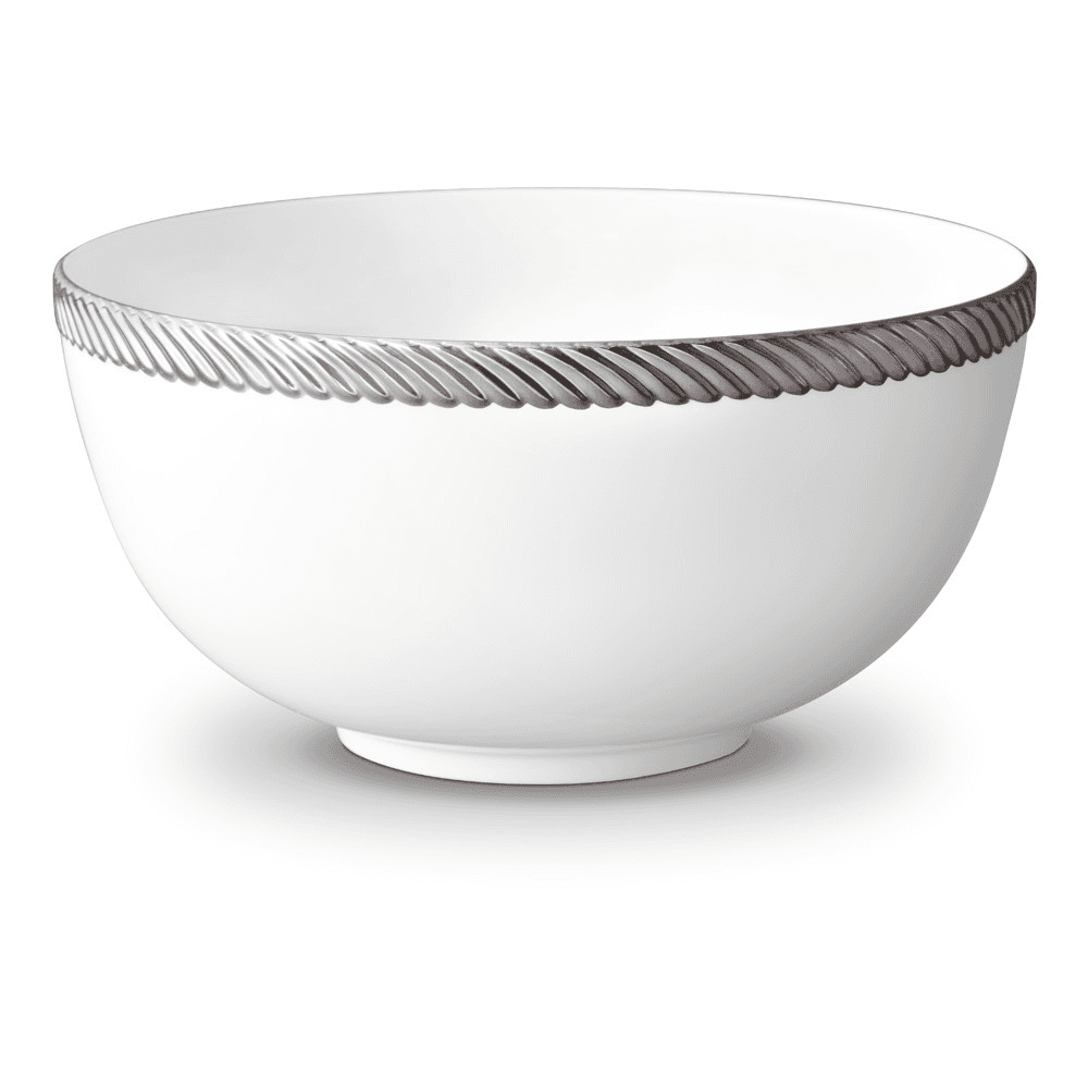Corde Large bowl, Platinum