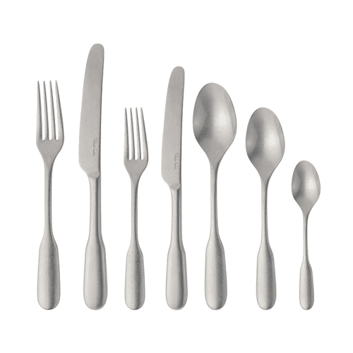 Image showing the Fiddle Vintage 42 Piece Cutlery Set, Stainless Steel product.