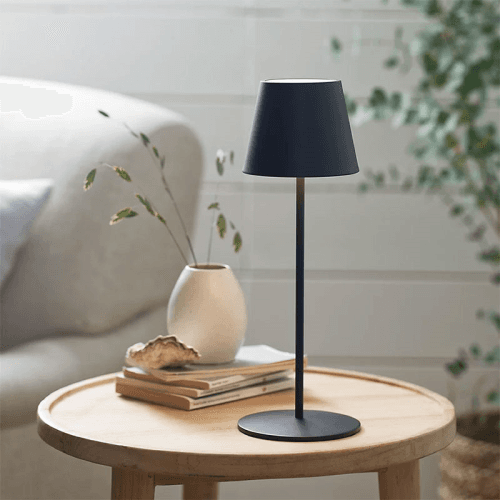 Image showing the Menton Portable Lamp, 34 x 12 cm, Black product.