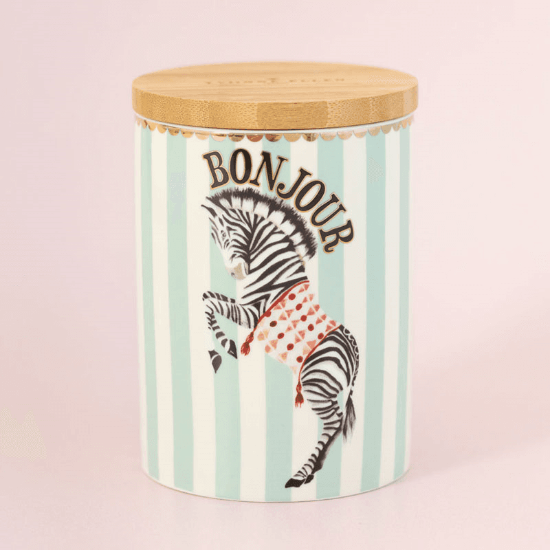 Zebra Storage Jar, Multi