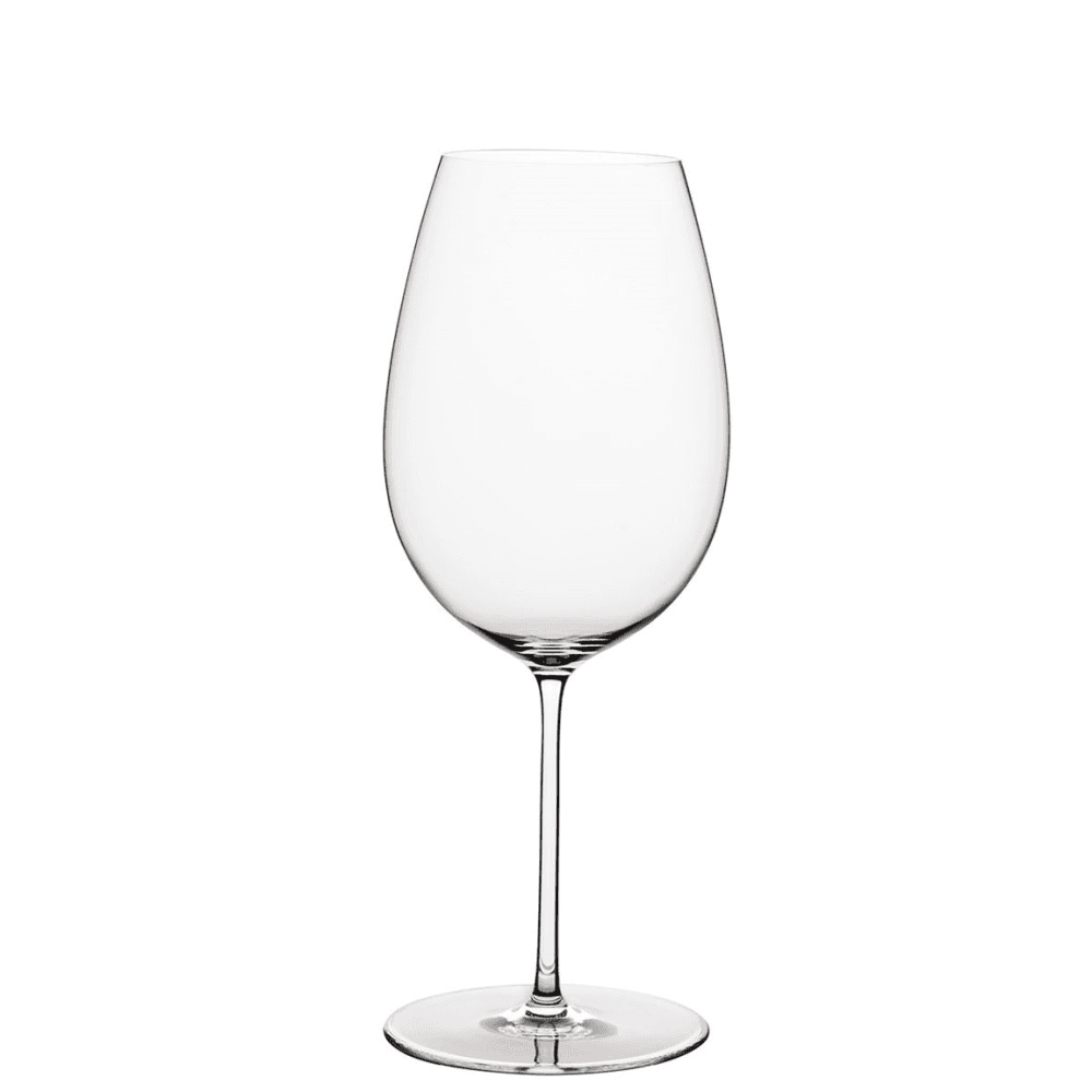Leila Bordeaux Set of 6 Crystal Glasses, Clear