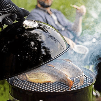 Smokey Mountain Charcoal barbecue, Black