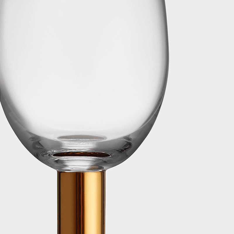Nobel Goblet, Clear & Gold