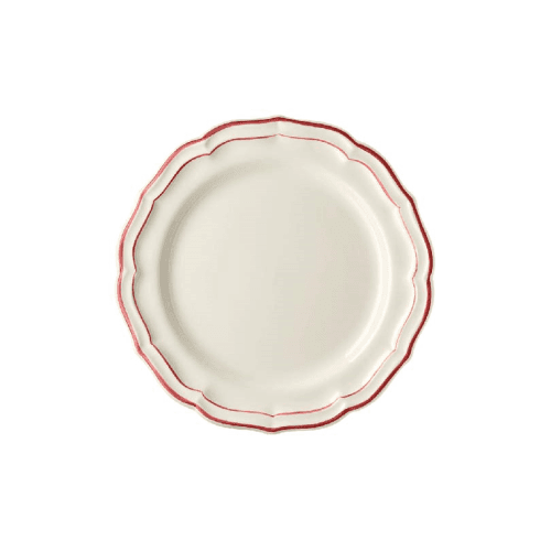 Image showing the Filet Set of 4 Dinner Plates, D26.5cm, Rouge product.
