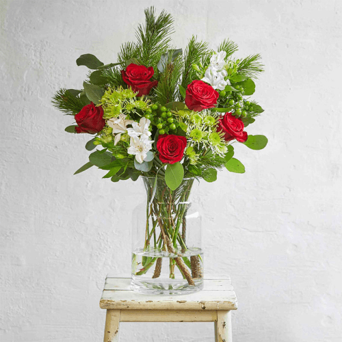 Image showing the Classic 3 Month Flower Subscription and Bespoke Vase product.