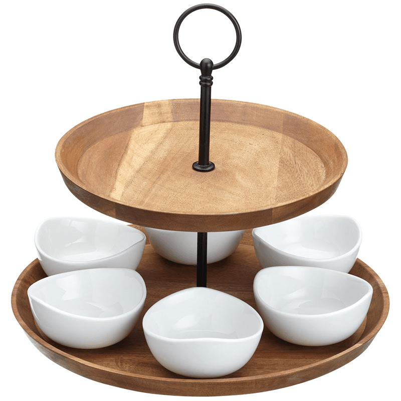 2 Tier Serving Set