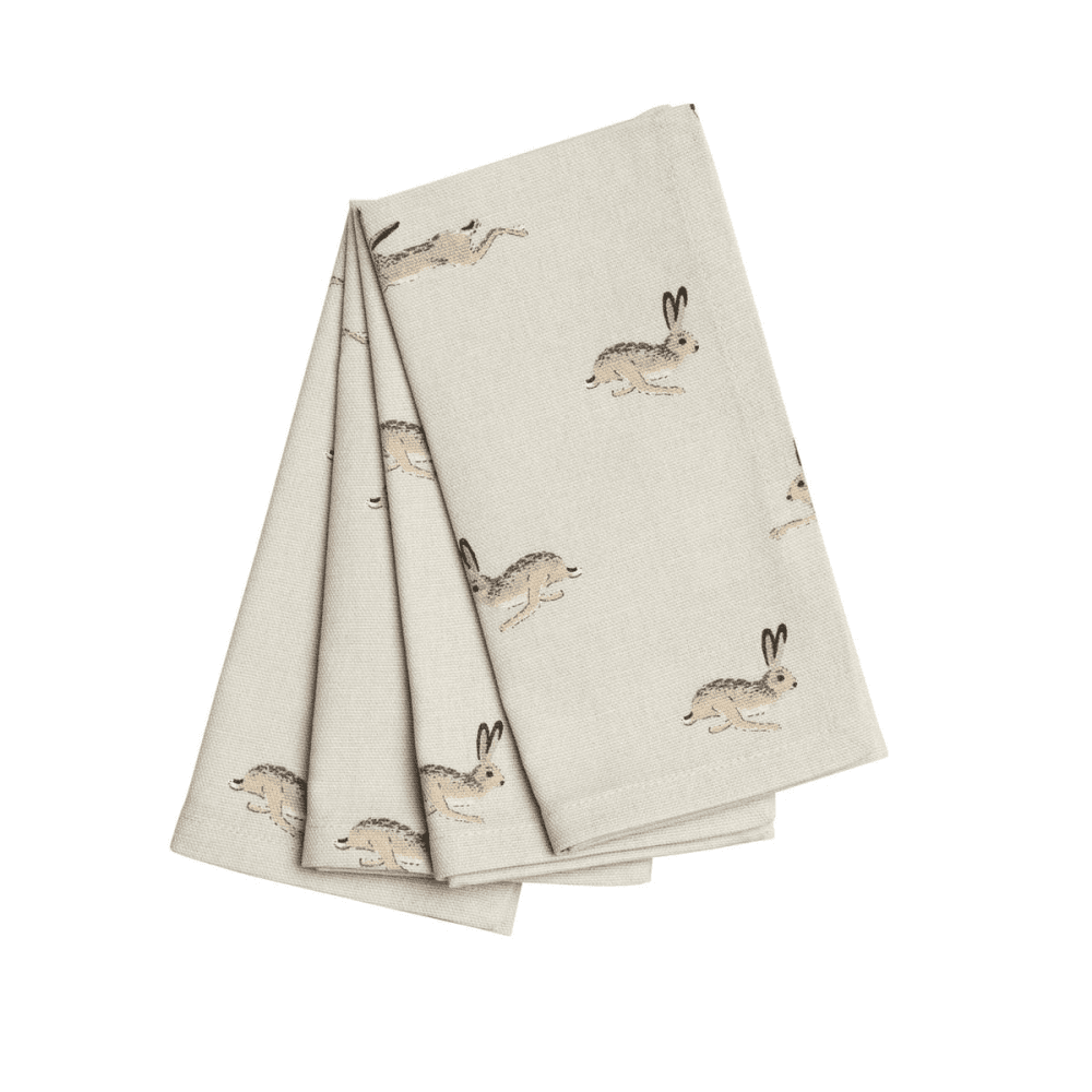 Hare Set of 4 Napkins