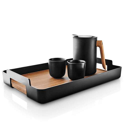 Image showing the Nordic Kitchen Serving Tray, D35cm, Black product.