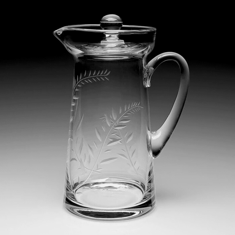 Jasmine Covered Pitcher, Clear