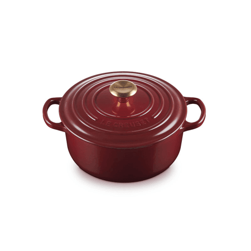 Image showing the Signature Cast Iron Round Casserole, D20 cm, Garnet product.