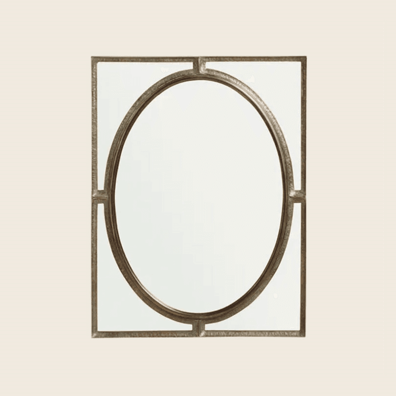 Eydis Mirror, antique bronze