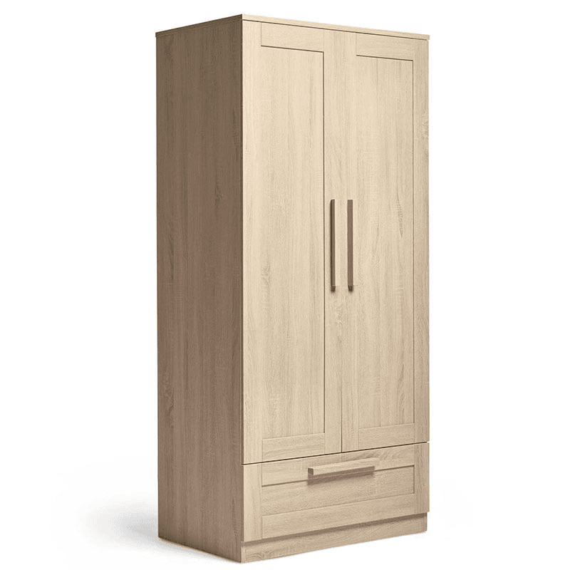 Atlas 3 Piece Nursery Furniture Set (excl. Mattress), Light Oak
