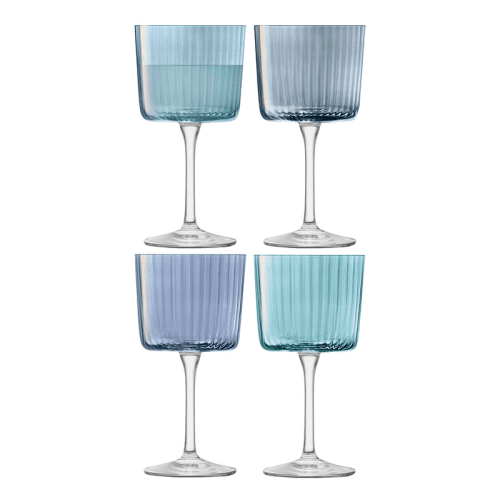 Image showing the Gems Set of 4 Wine Glasses, 250ml, Sapphire product.