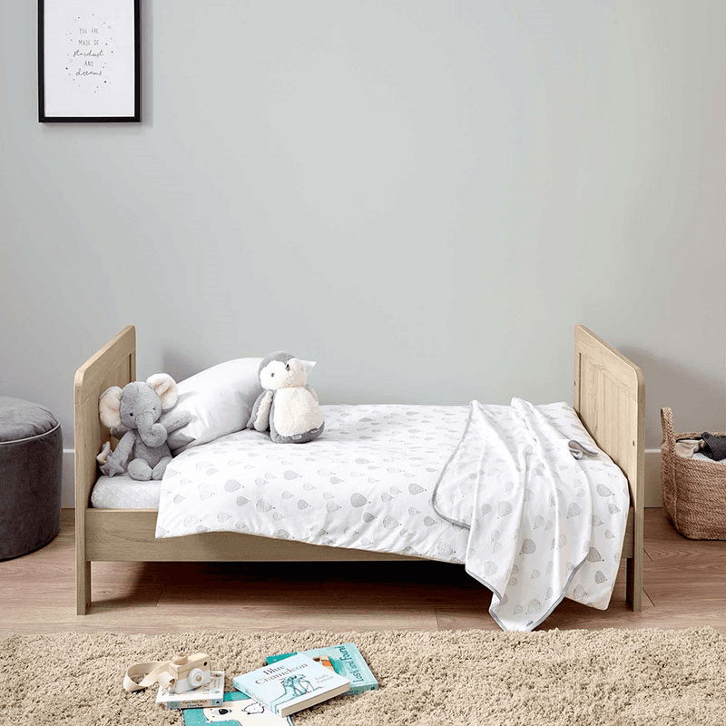 Atlas 3 Piece Nursery Furniture Set (excl. Mattress), Light Oak