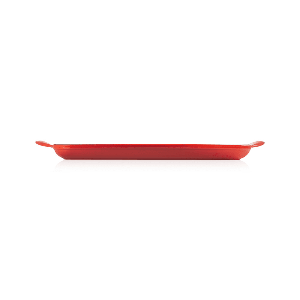Cast Iron Rectangular Grill, Cerise