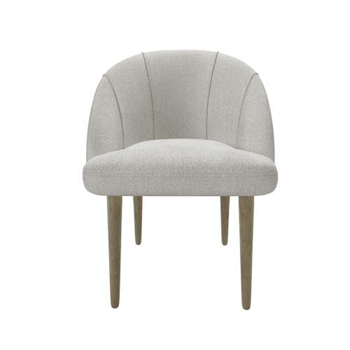 Image showing the Piper Dining Chair, Shell Heathland Weave product.