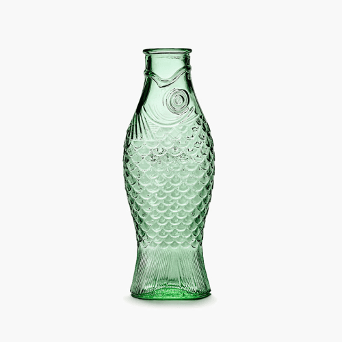 Image showing the Fish And Fish Bottle, Green product.