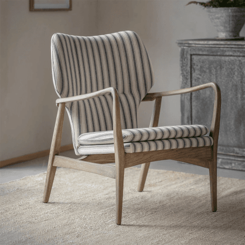 Image showing the Kirdford Deconstructed Armchair, Blue product.