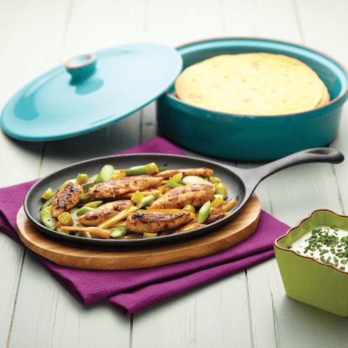 Image showing the Cast Iron Mexican Fajita Sizzler product.