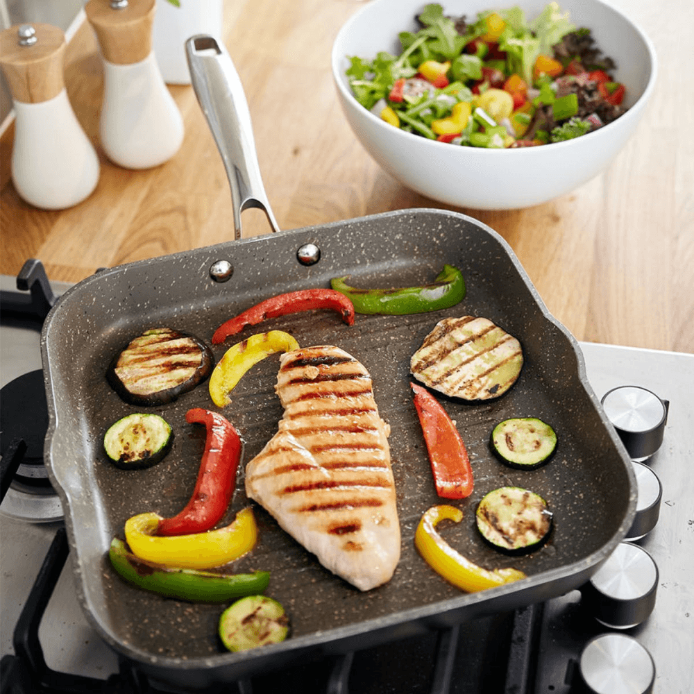 Rocktanium Non-Stick grill pan, aluminium