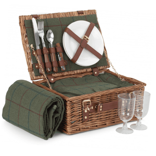Image showing the Tweed Classic Picnic Hamper product.