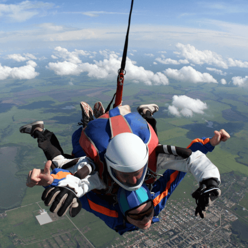 Image showing the Skydiving experience fund product.