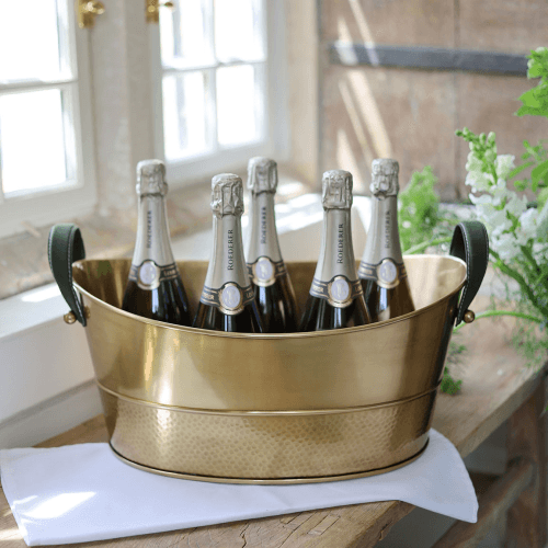 Image showing the Champagne Bath, Antique Brass product.
