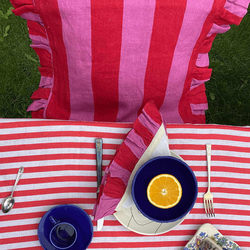 Wide Stripe Cushion Cover