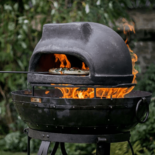 Image showing the Clay Wood Fire Oven, Black product.